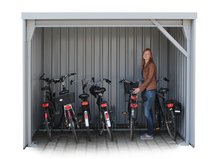 Kleiner Unterstand für Fahrräder
